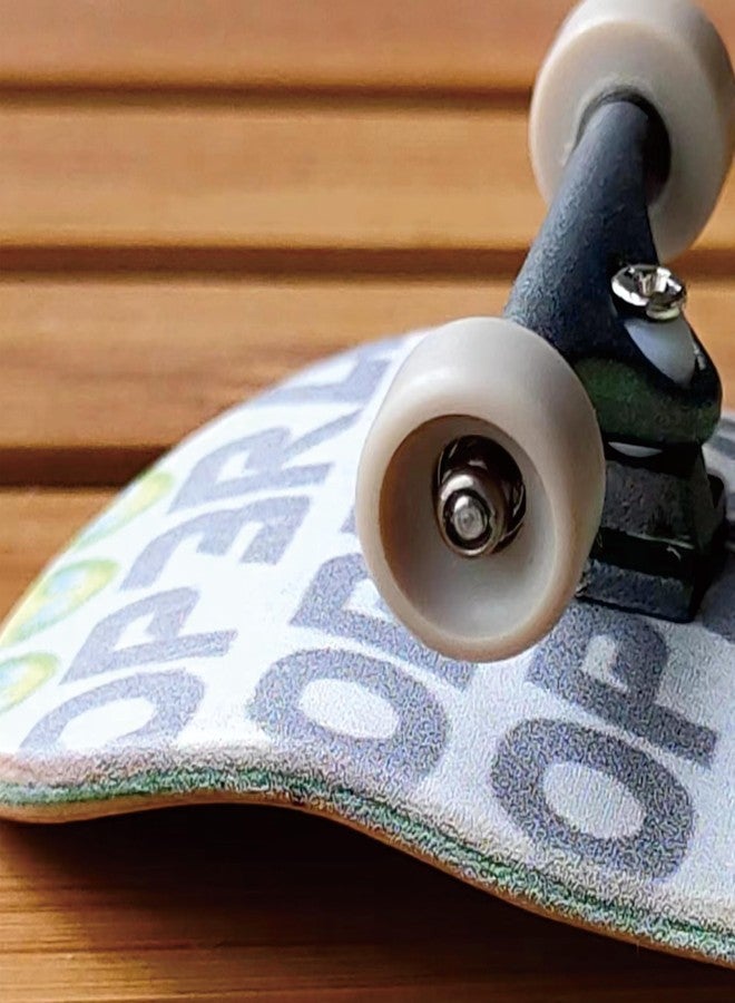 LEEFAI Pro Fingerboard Wheels Handmade Peek Finger Skateboard Wheel- Durable Outdoor Street Bowl Wheels- Measure 8.5x5.0mm - Image 4